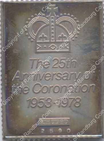 Great_Britain_1978_Stg_Silver_Stamp_25th_Anniv_QE2_Coronation_rev