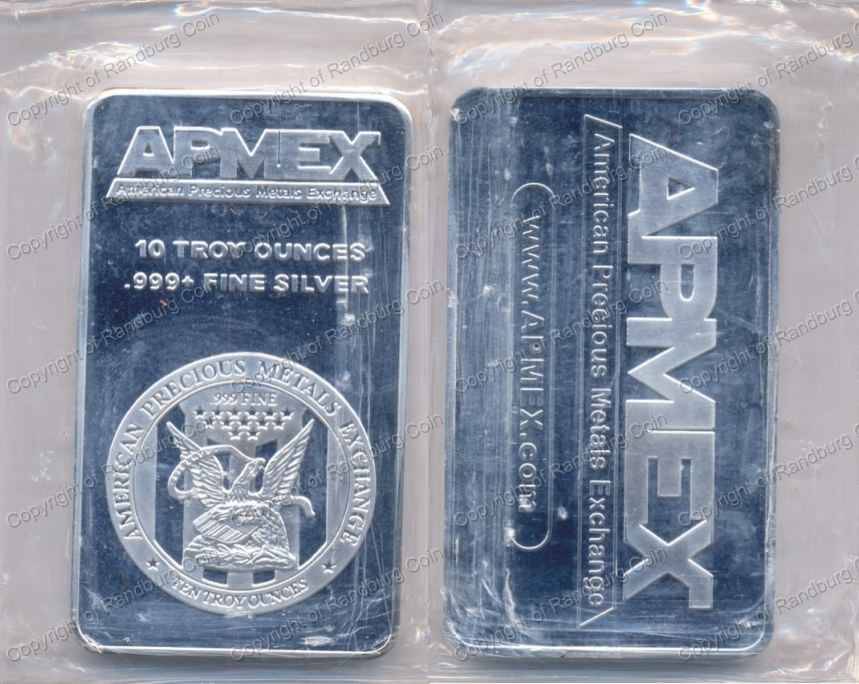 *#* Silver 10 Troy oz Bar - APMEX *#*