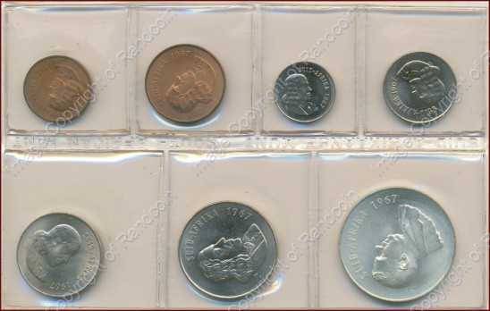 *#* 1967 AFR SA Mint issued UNC set WITH Silver R1 !!! _Mintage 20 000*#*