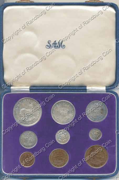 *#* 1955 SA Short Proof Set in Original SA Mint box Mintage 2250 !!! *#*