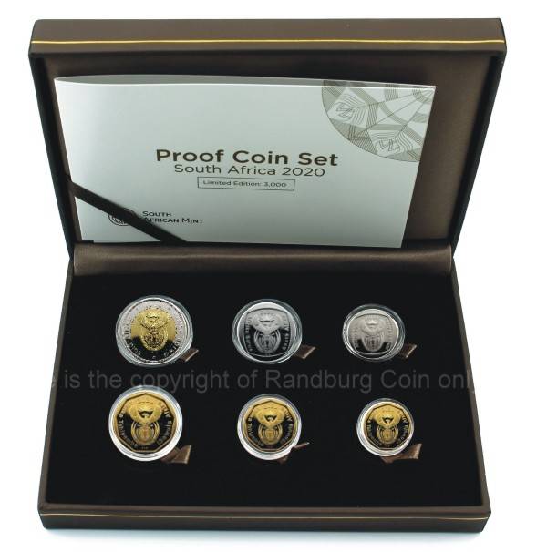 *#* 2020 South African Short Proof Coin Set - Limited to 4000 *#*