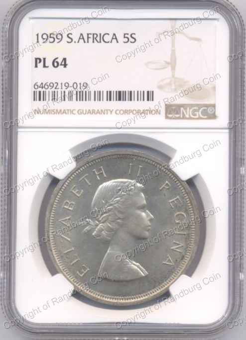 *#* 1959 SILVER CROWN NGC SLABBED PL 64 *#*