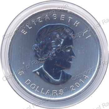 Canada_2014_Silver_5_Dollar_Peregrine_Falcon_ob