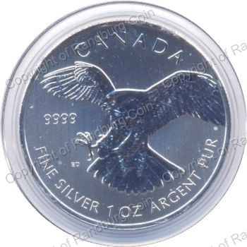 Canada_2014_Silver_5_Dollar_Peregrine_Falcon_rev