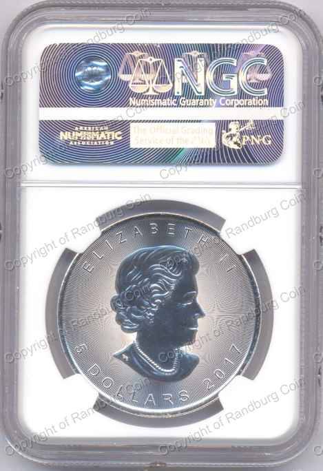 Canada_2017_Silver_1oz_5_Dollars_Maple_Leaf_MS69_1st_Day_Issue_ob
