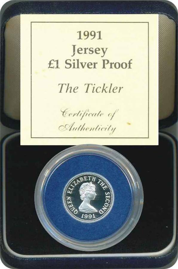 Jersey_1991_1_pound_silver_proof_The_Tickler_box_ob