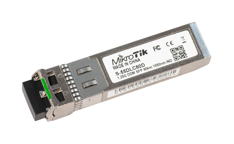 MikroTik Single-mode SFP Module 80Km Dual LC-Connector | MT-RBSFP-SM-81