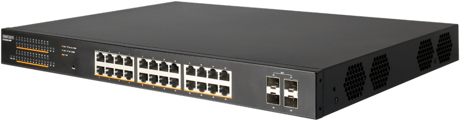 Edge-Core 28 Port Gb Websmart PoE Switch