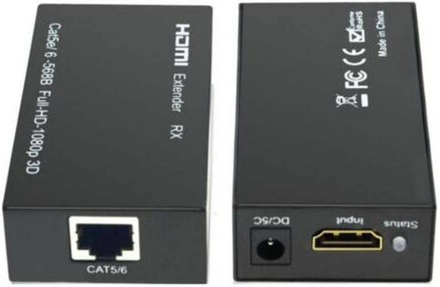 UniQue HDMI Extender 60 MTR CAT5 CAT6