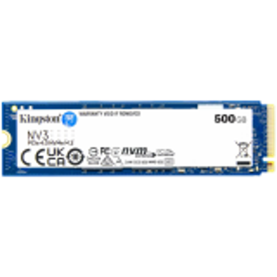 KINGSTON 500GB NV3 M.2 2280 PCIE 4.0 NVME SSD