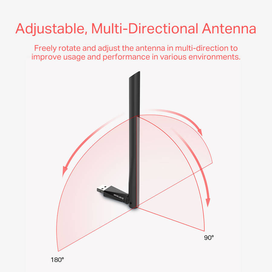 MERCUSYS AC650 HIGH GAIN WIR DUAL BAND USB