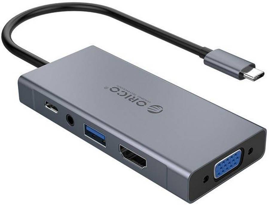 ORICO 5 IN 1 HDMI USB3.0VGA TYPE-C DOCK