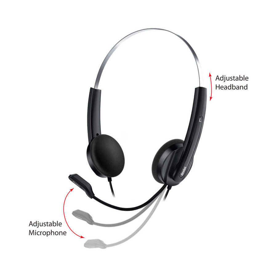 GENIUS USB HEADSET 220U AI BLK USB-C,2.4M