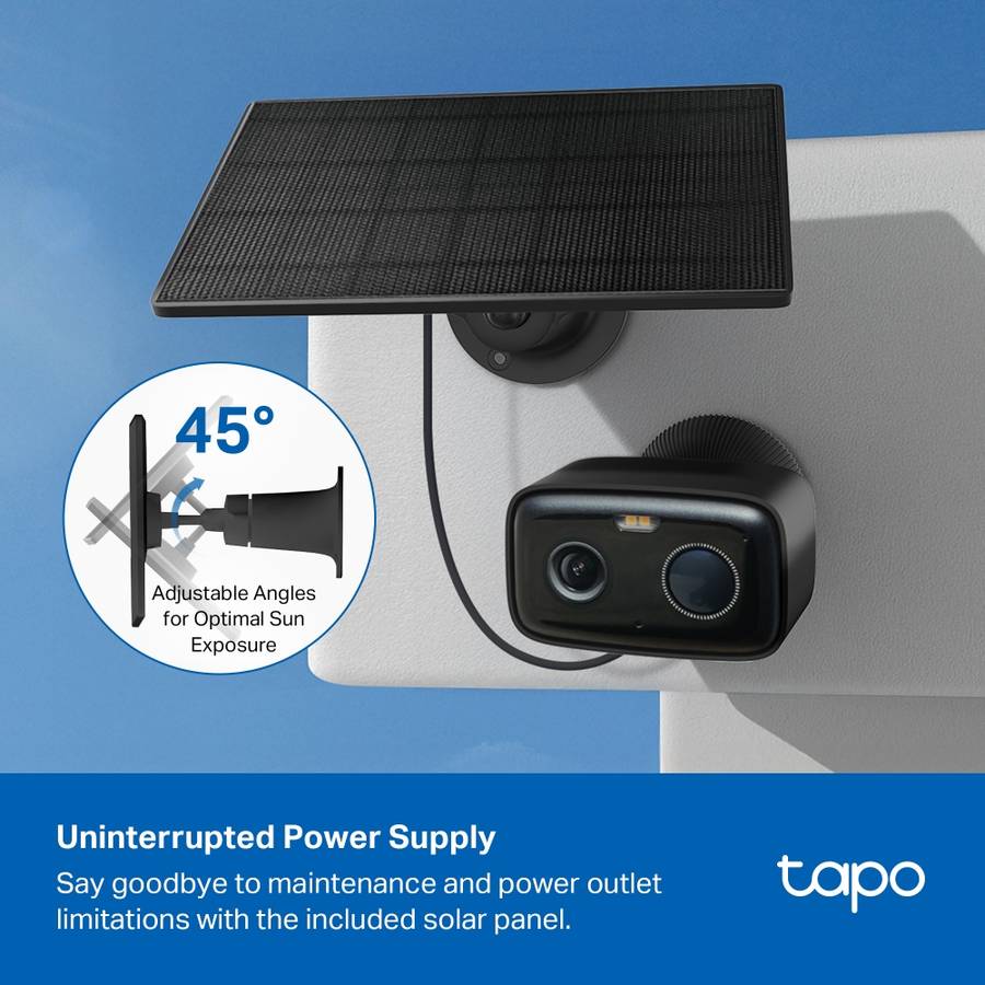 TP-LINK TAPO SOLAR POWER WIFI 1080P CAMERA