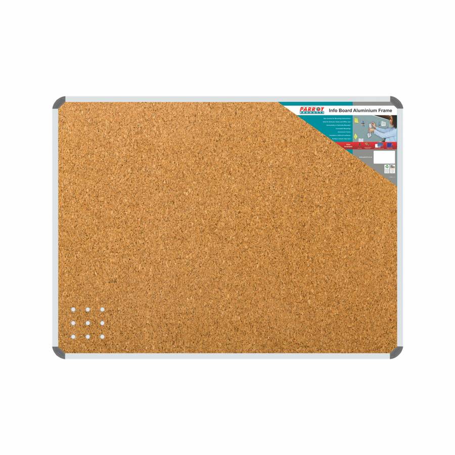 INFO BOARD ALUMINIUM FRAME 900*900MM CORK