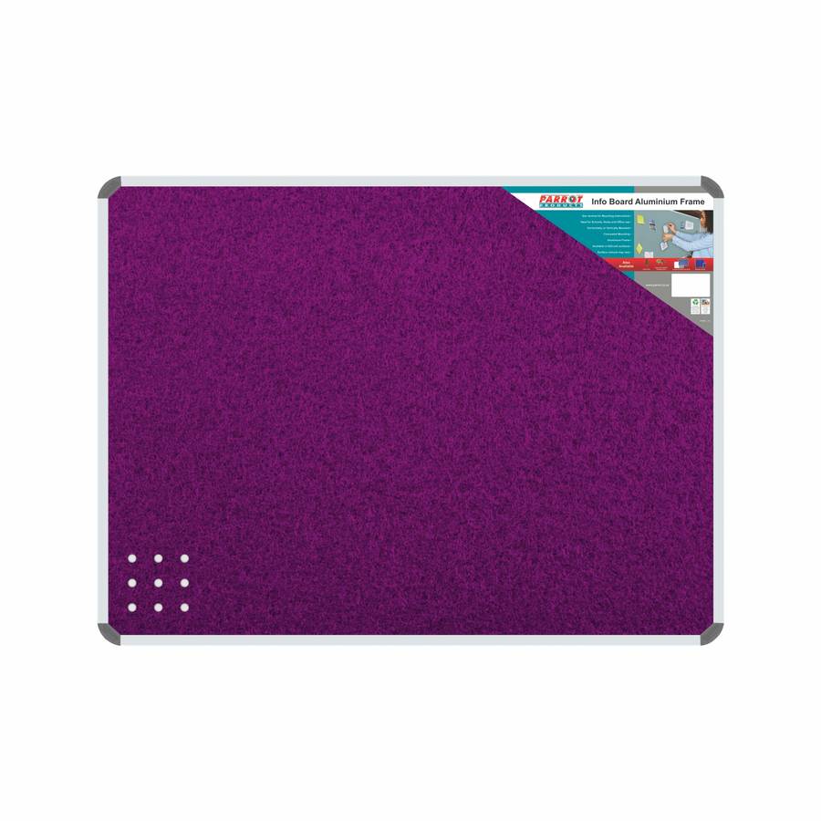 INFO BOARD ALUMINIUM FRAME 1200*900MM PURPLE