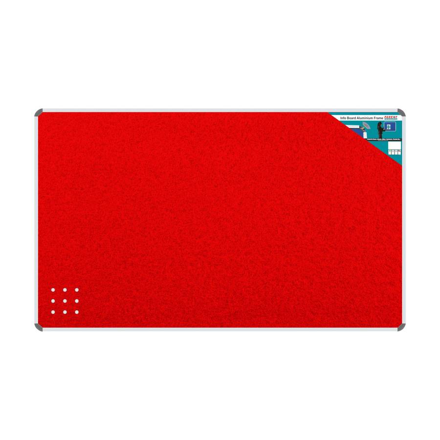 INFO BOARD ALUMINIUM FRAME 1500 * 1200MM RED