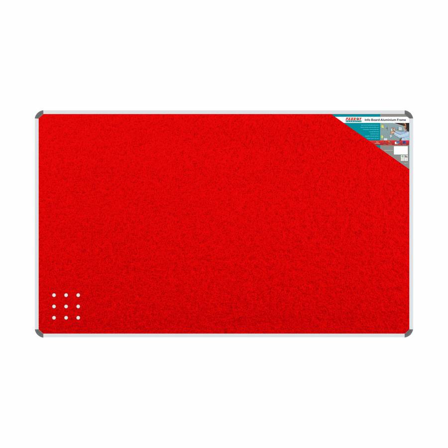 INFO BOARD ALUMINIUM FRAME 1500*900MM RED