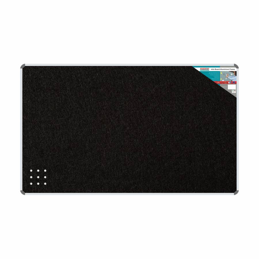 INFO BOARD ALUMINIUM FRAME 1800*900MM BLACK
