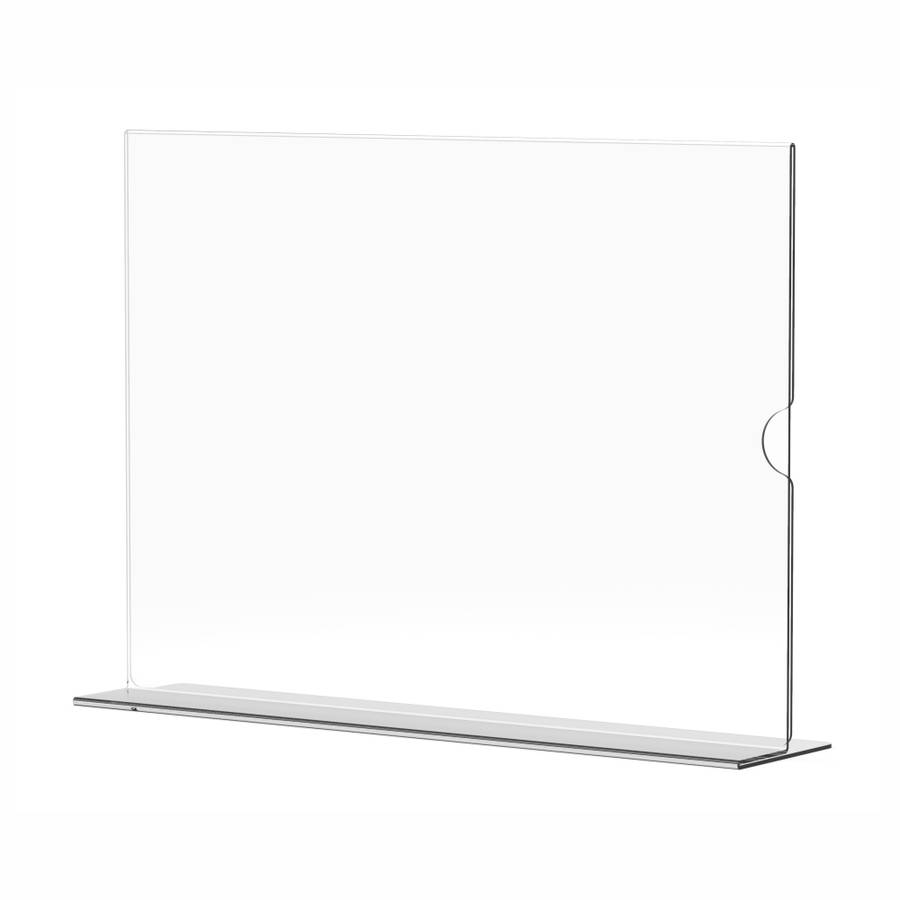 MENU HOLDER ACRYLIC DOUBLE SIDED A5 LANDSCAPE - BOX 5