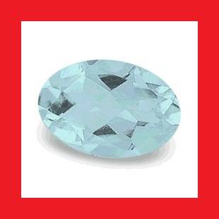 AQUAMARINE - BRIGHT BLUE OVAL FACET - 0.47cts
