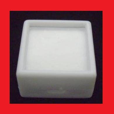 WHITE GEM DISPLAY BOXES 3cm x 3cm