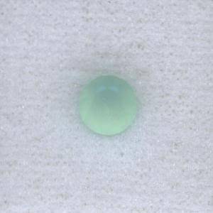 CHRYSOPRASE - LIGHT GREEN ROUND FACET - 1.09cts