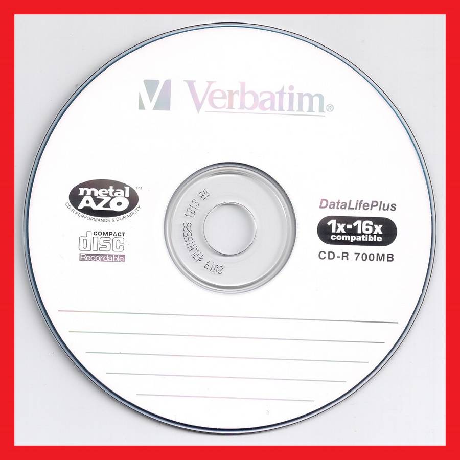 VERBATIM BLANK CD-R