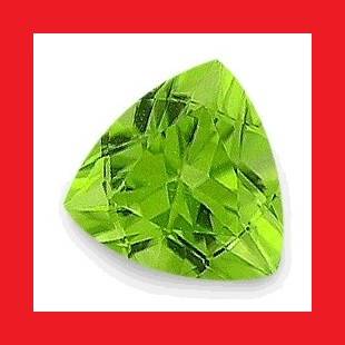 PERIDOT (NATURAL) - VIBRANT GREEN TRILLIANT FACET - 0.545cts