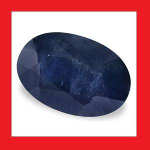 MIDNIGHT BLUE SAPPHIRE - OVAL FACET - 0.71cts