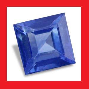 Sapphire (Natural Africa) - Blue Square Facet - 0.19cts