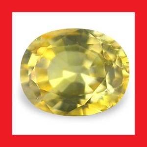SAPPHIRE - YELLOW OVAL FACET - 0.32cts