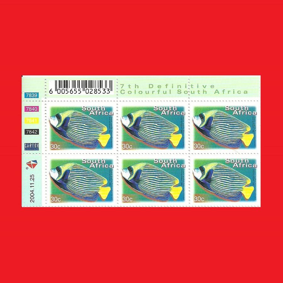 7th Definitive Reprint Control Block Of 6 SACC 1296a 2004/11/25