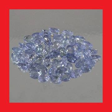 TANZANITE PARCEL - 50 x OVAL FACET - 8.73cts