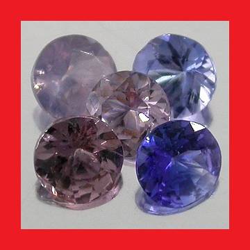 TANZANITE - FANCY COLOUR ROUND FACET - 0.215cts