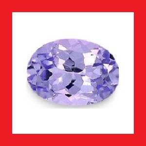 TANZANITE - VIOLET BLUE OVAL FACET - 0.13cts