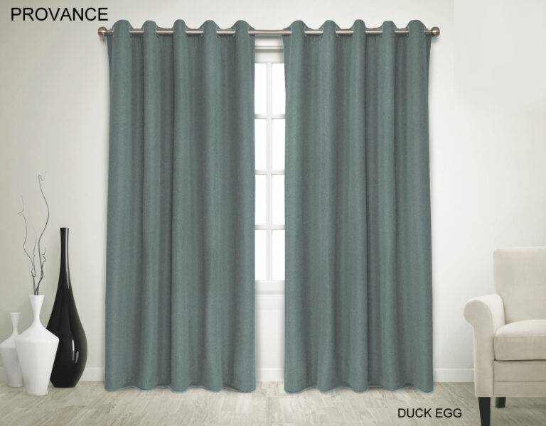 Provance Self Lined 265 X 225cm Eyelet Curtain (100% Blockout Curtain )