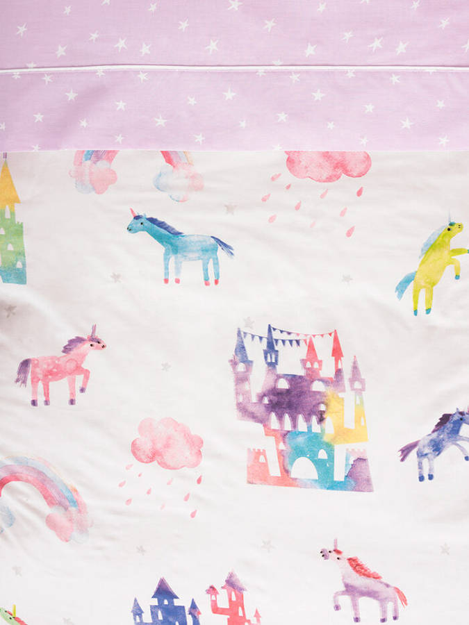 Unicorn Castle Duvet Cover Set