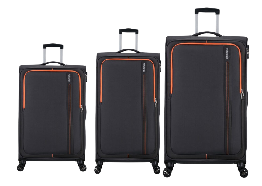 Sea Seeker 3pc Trolley Case-Black