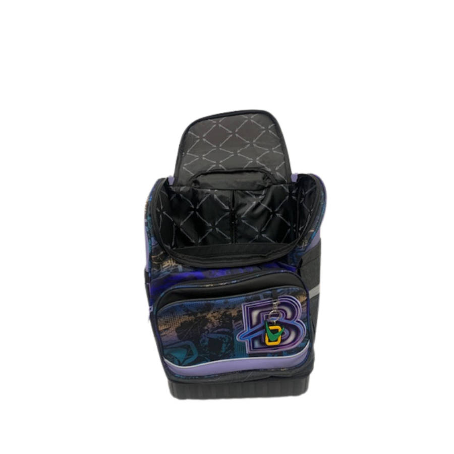 Boomerang Legand Hardbase XL Trolley- Purple Print /Grey