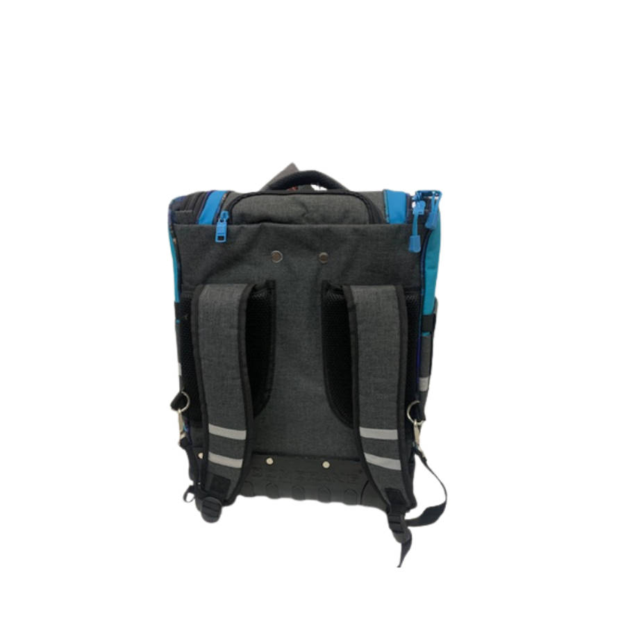 Boomerang Legand Hardbase XL Trolley- Blue Print /Grey