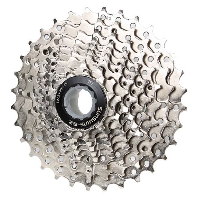 9 Speed 11-32T Silver MTB Bicycle Cassette HG Hub by Sunshine-SZ