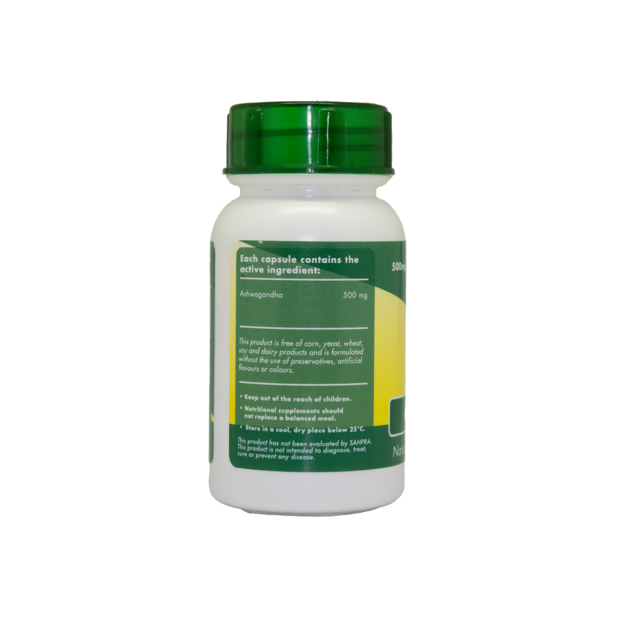 Sally T. Ashwagandha 500mg/capsule, 60 Capsules. Sleep and stress.