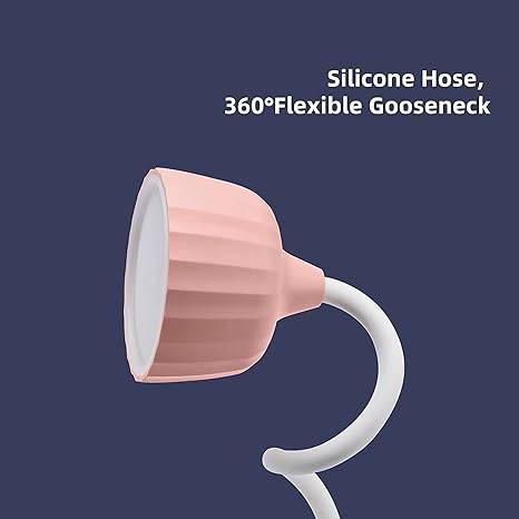 Cute Desk Lamp for Kids, with Pencil Cutting/pen Holder, (Pink)