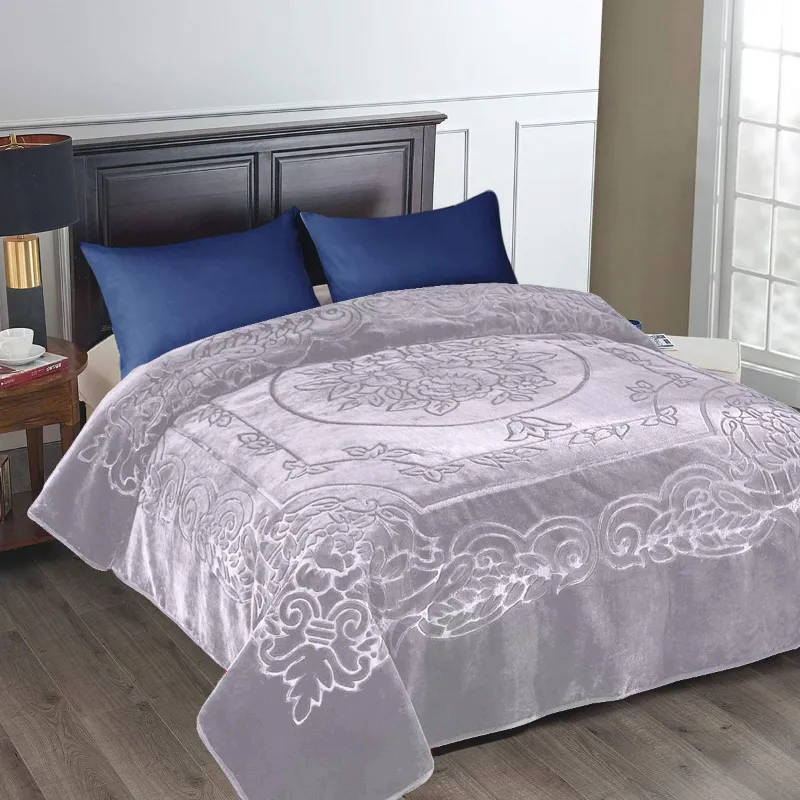 Camel - Luxury Mink Blanket 220x200cm - Warm Winter Fleece