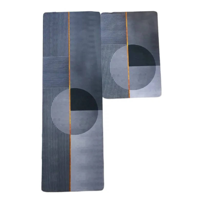 SMTE-Quality Non Slip Super Absorbent Ruber Mat Kitchen Mat Bath Rugs 2 Pieces - RM2P06