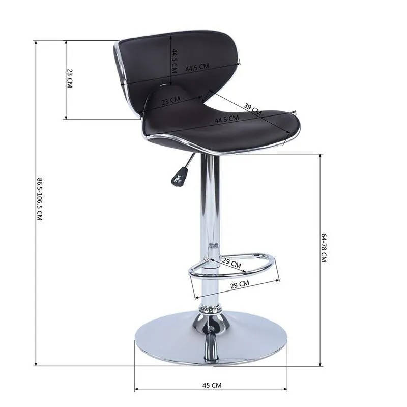 Syntronics- Swivel Bar Chairs Counter Height Bar Stools