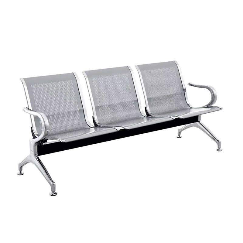 SMTE Modern and Metal Three Seater Waiting Area Reception Chairs with keychain