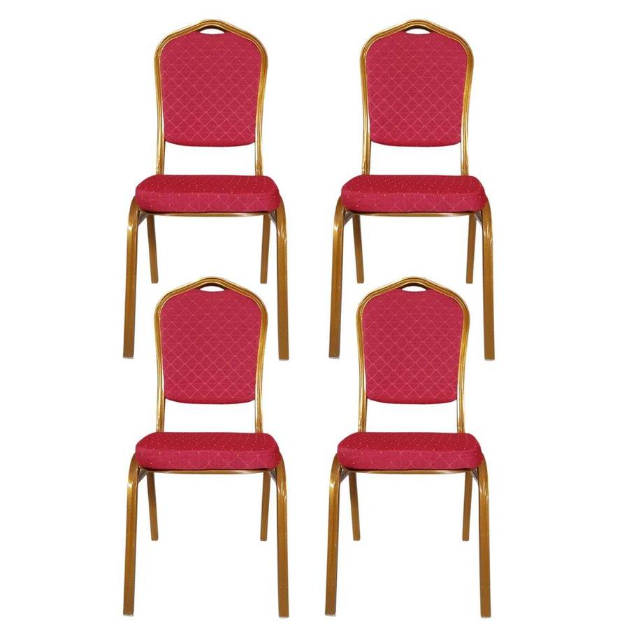 SMTE Conference Chair - Red - Set of 4 with keychain