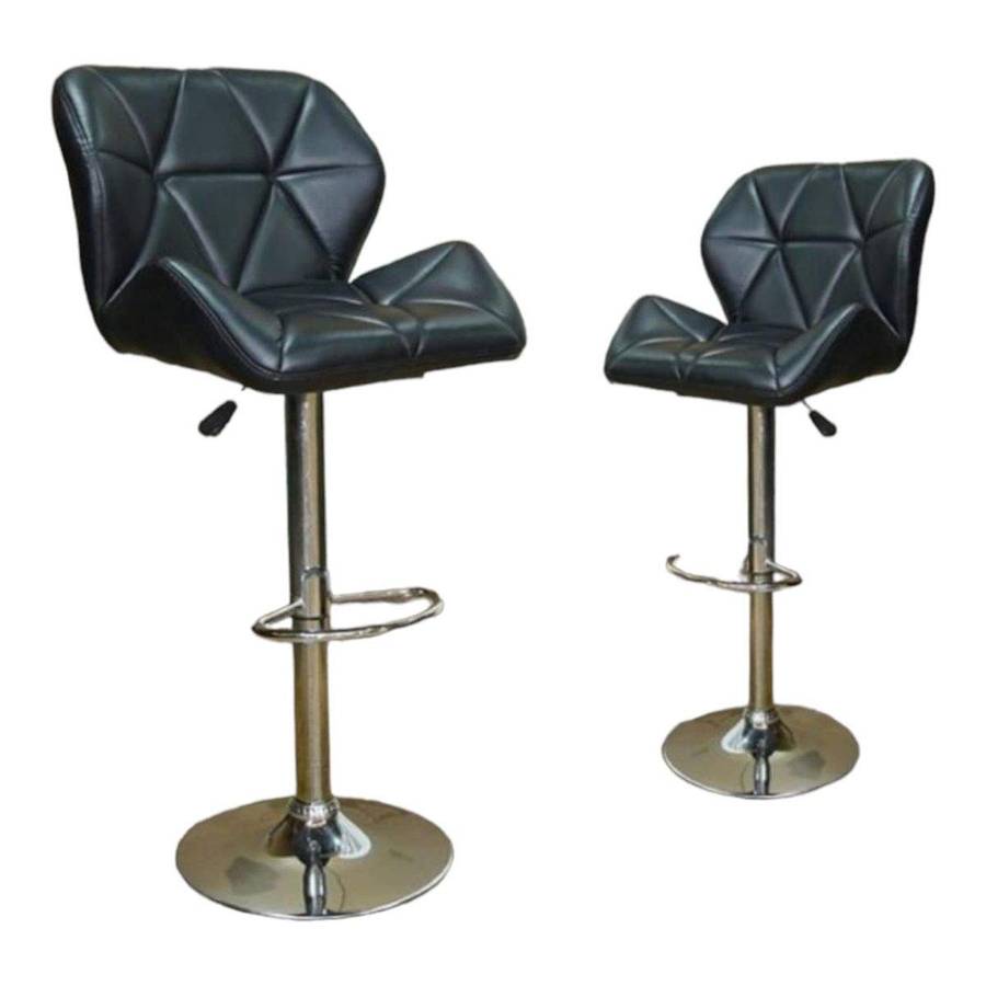 Smte - Bar Stools / Kitchen Counter Breakfast Chairs Set of 2 with keychain